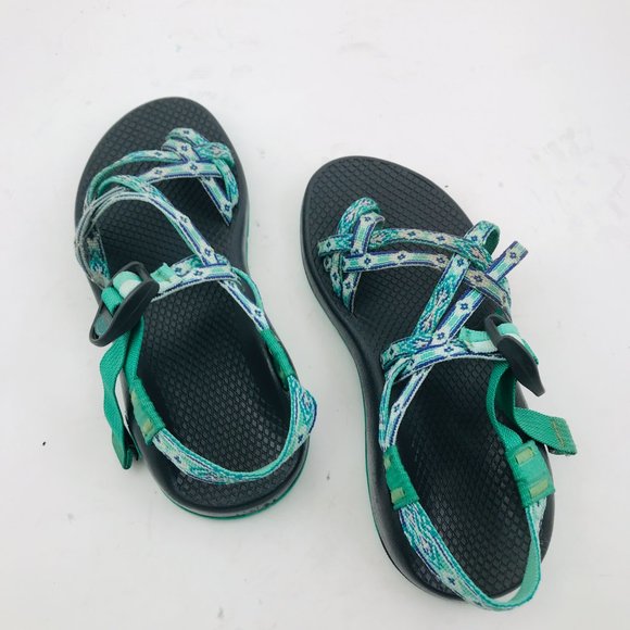 Chaco ZX/2 Classic Sandals in Marina Mint - Women's Size 6 Double Strap Toe Loop - Picture 6 of 9